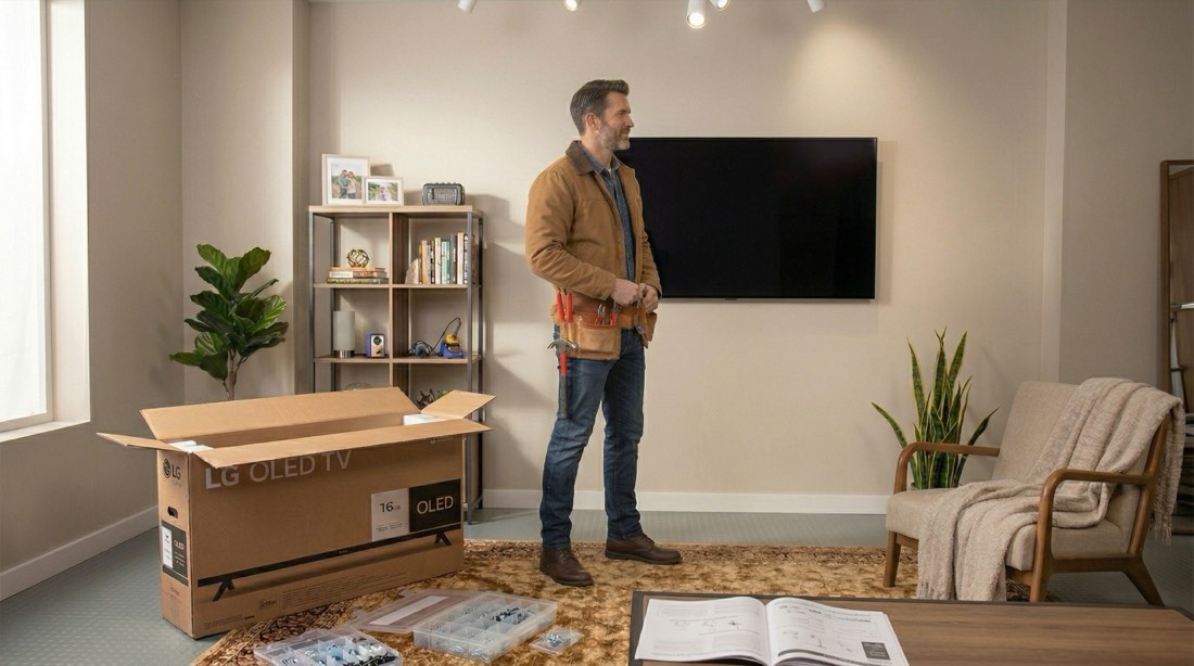 TV ophangen